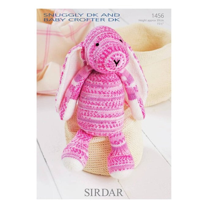 Sirdar Snuggly Baby Crofter DK Toy Rabbit Digital Pattern 1456 image number 1
