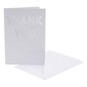 Thank You Aperture Cards and Envelopes 5 x 7 Inches 6 Pack image number 1