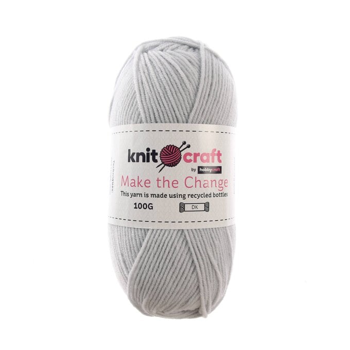 Knitcraft Grey Make the Change DK Yarn 100g image number 1