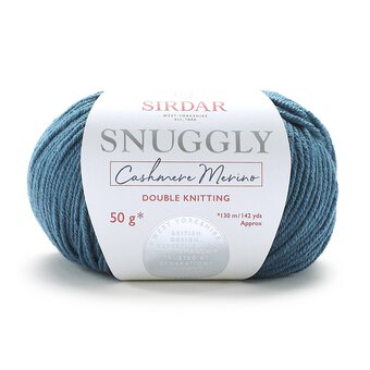 Sirdar Teal Snuggly Cashmere Merino DK Yarn 50g