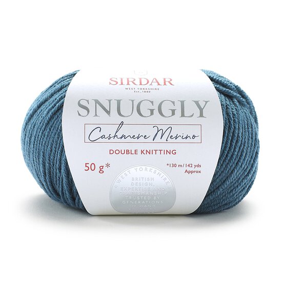 Sirdar Teal Snuggly Cashmere Merino DK Yarn 50g image number 1