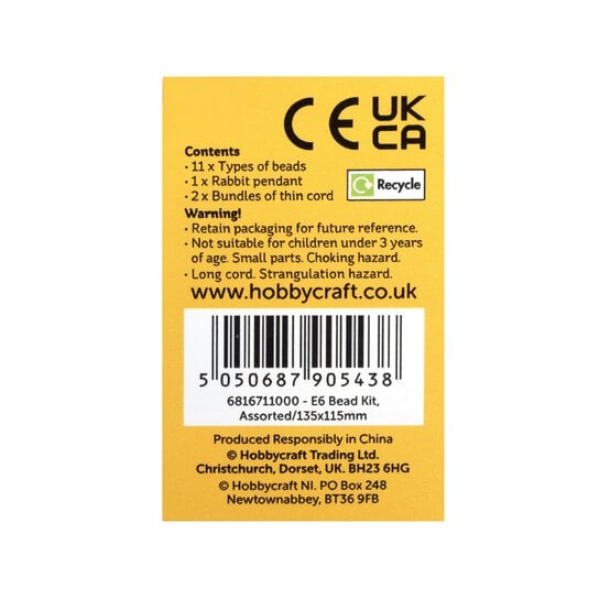 Easter Bunny Bead Kit image number 4