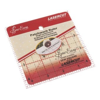 Sew Easy Square Quilting Ruler 4.5 x 4.5 Inches