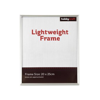 Silver Lightweight Frame 20cm x 25cm image number 2