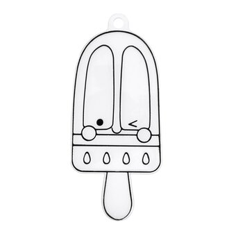 Ice Lolly Plastic Suncatcher