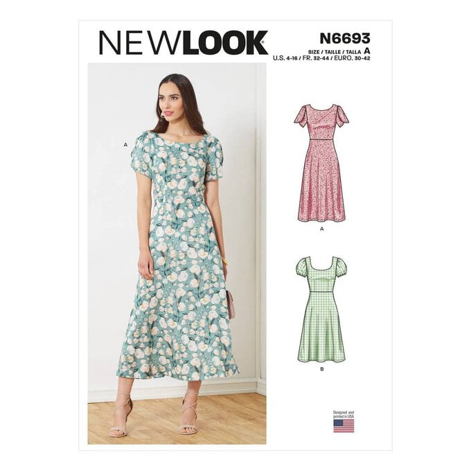 New Look Women’s Dress Sewing Pattern N6693 image number 1