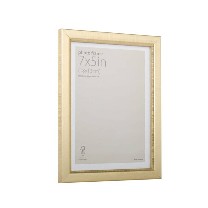Gold Effect Picture Frame 7 x 5 Inches image number 1