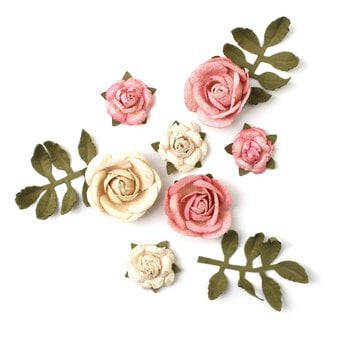 Pearly Peony Fiona Paper Flowers 28 Pack
