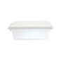 Clear White Storage Box 3 Litres image number 6