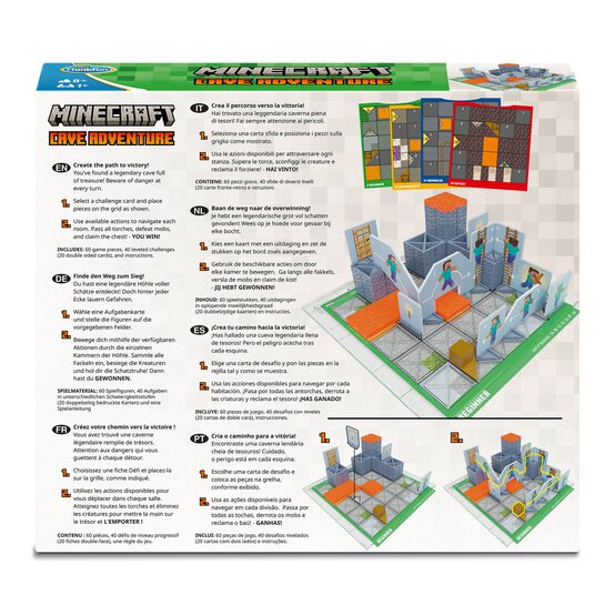 Ravensburger Minecraft Cave Adventure Game image number 4