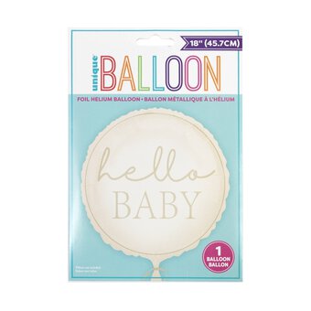 Large Hello Baby Foil Balloon