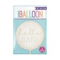Large Hello Baby Foil Balloon image number 1