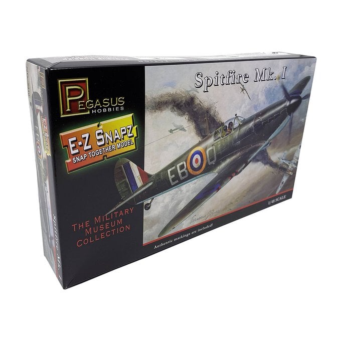 Pegasus Spitfire Mk. I Snap-Together Model Kit 1:48 image number 1