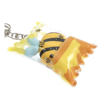 Candy Bag Bee Keyring