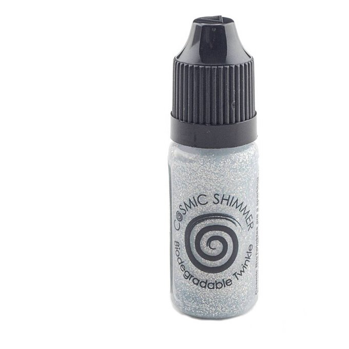 Cosmic Shimmer Bright Silver Biodegradable Twinkle 10ml image number 1