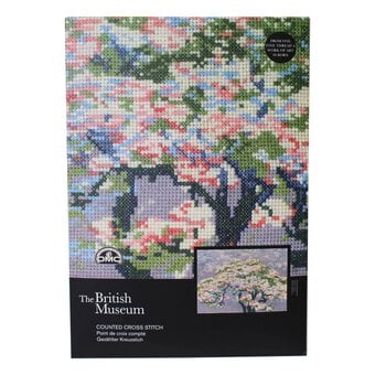 British Museum A Tree in Blossom Cross Stitch Kit 14 x 10 Inches