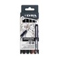 Lyra Graduate Manga Black and Sepia Fineliner Pens 5 Pack image number 1