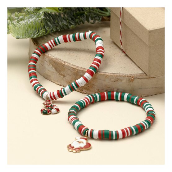 Christmas Charm Bracelets 2 Pack  image number 1