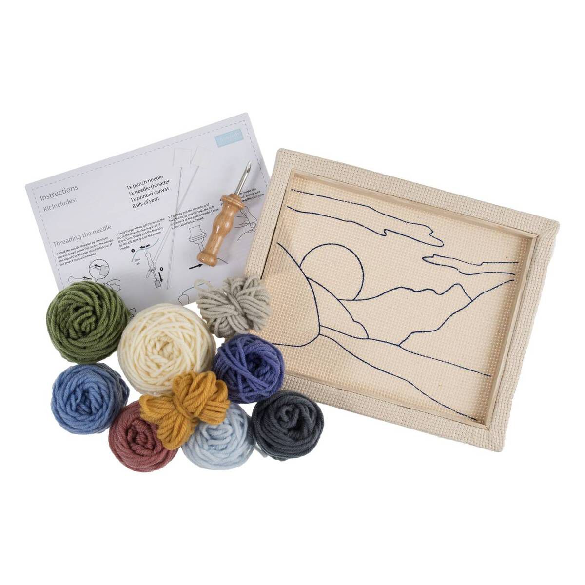 Landscape Punch Needle Kit Hobbycraft
