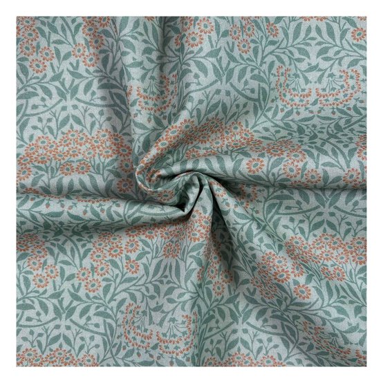 William Morris Michaelmas Daisy Cotton Fabric by the Metre image number 1