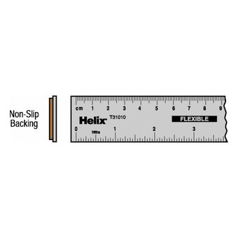 Helix Non-Slip Steel Rule 45cm