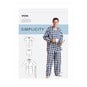 Simplicity Men’s Pyjamas Sewing Pattern S9206 (XS-XL) image number 1