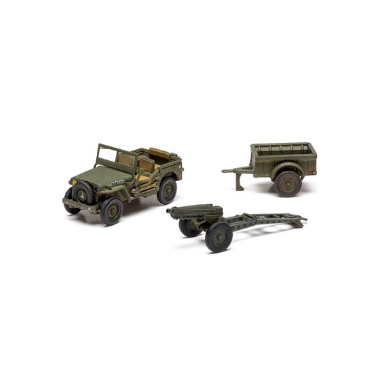 Airfix Willys MB Jeep Model Kit 1:76 image number 3