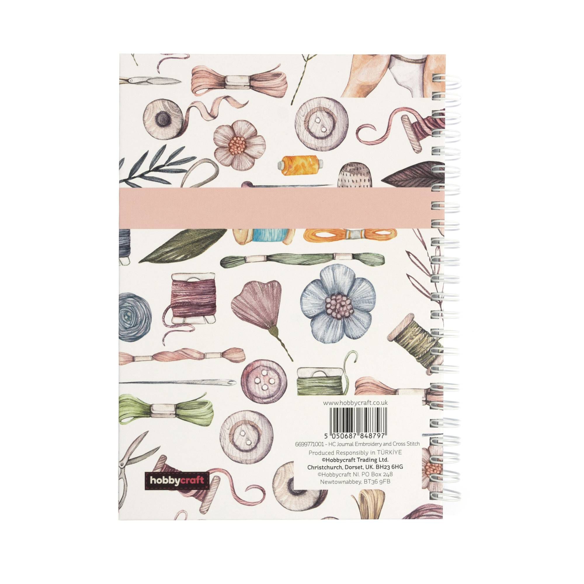 My Embroidery and Cross Stitch Journal Hobbycraft