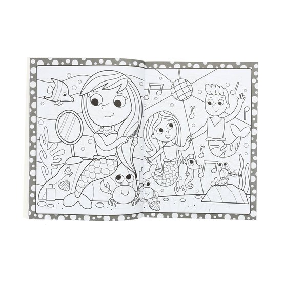 Megatastic Mermaids Colouring Book image number 2