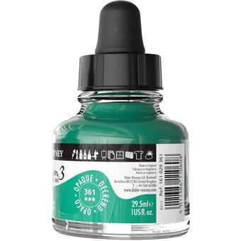 Daler-Rowney System3 Phthalo Green Acrylic Ink 29.5ml image number 3