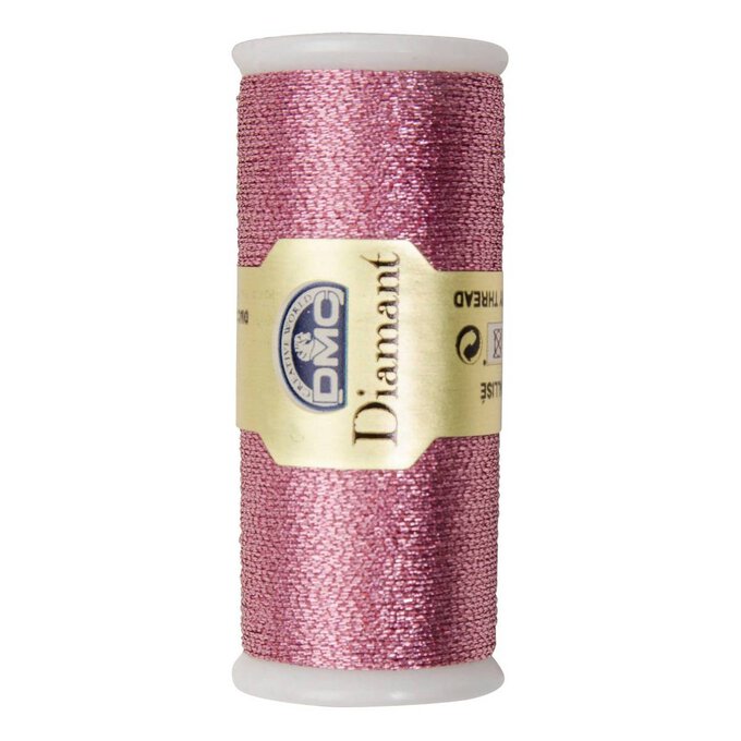 DMC Pink Diamant Metallic Thread 35m (D316) image number 1