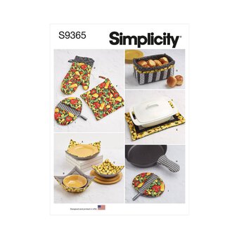 Simplicity Kitchen Accessories Sewing Pattern S9365 (One Size)