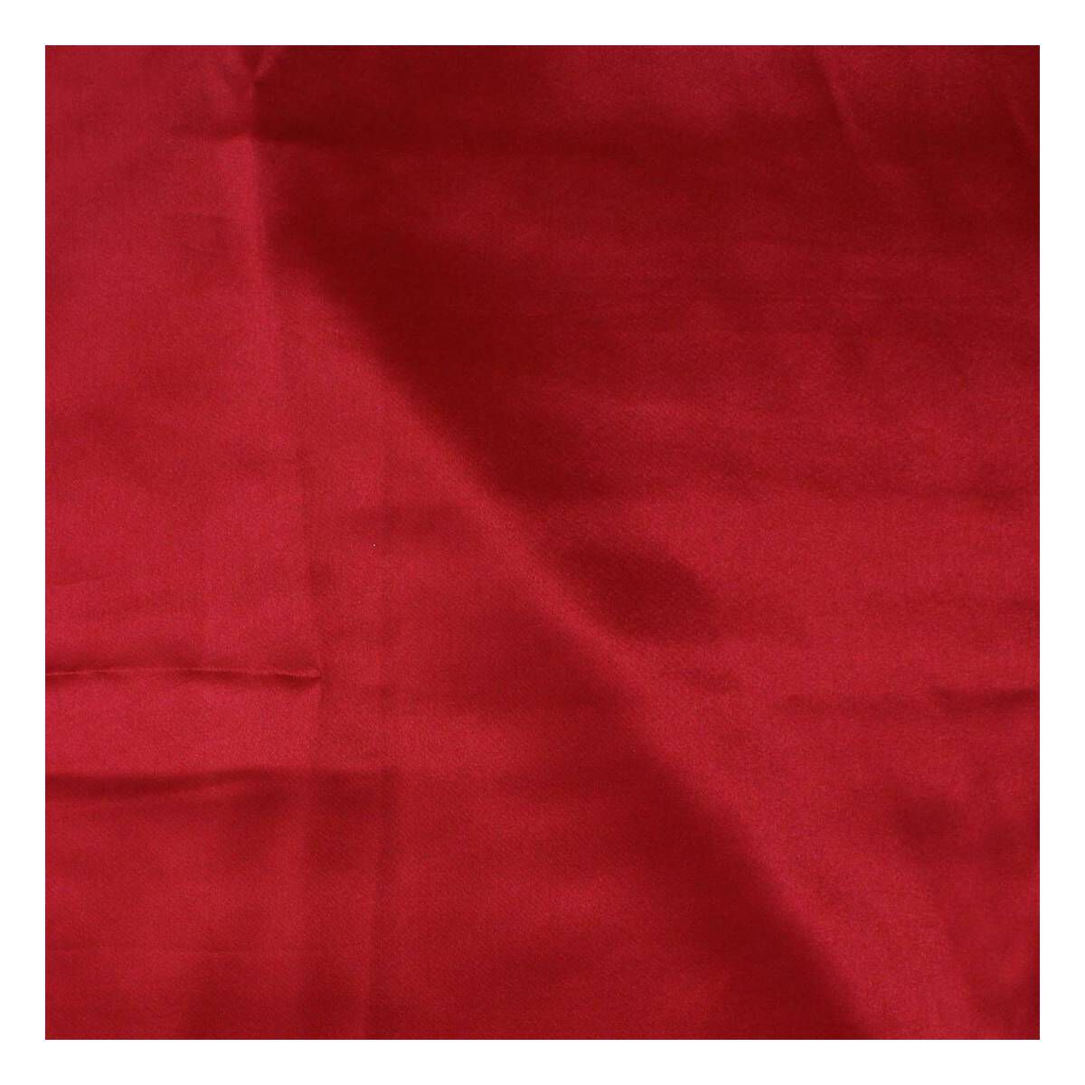 Red Polyester Silky Satin Fabric Pack 152cm x 2m Hobbycraft