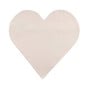 Natural Cotton Heart Cushion Cover 43cm image number 1