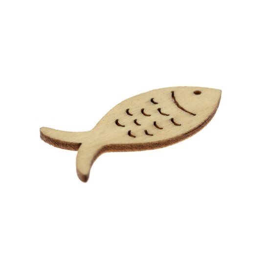 Fish Wooden Toppers 36 Pack image number 3