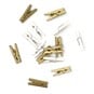 Gold Wooden Pegs 30 Pack image number 1