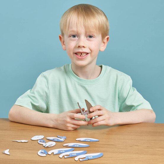 Eugy 3D Blue Whale Model image number 4