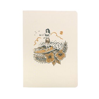 Tiki Beach Hawaii Soft Cover Notebook A6