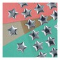Silver Star Epoxy Stickers 36 Pack  image number 3