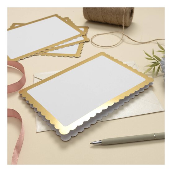 Gold Foil Edge Cards 5 x 7 Inches 6 Pack image number 2