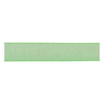 Australian Green Organdie Ribbon 12mm x 6m