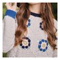 Knitcraft Flower Garden Crochet Jumper Digital Pattern 0270 image number 2