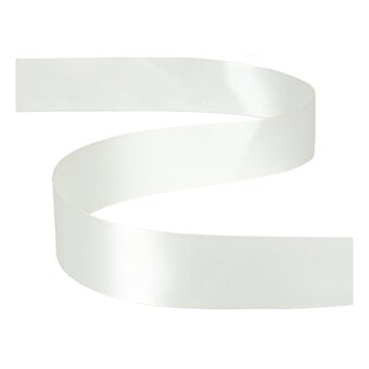 Ivory Double-Faced Satin Ribbon 36mm x 5m