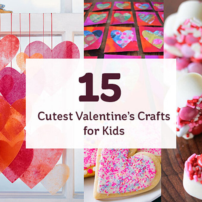 15 Cute Valentine's Day Crafts for Kids image number 1