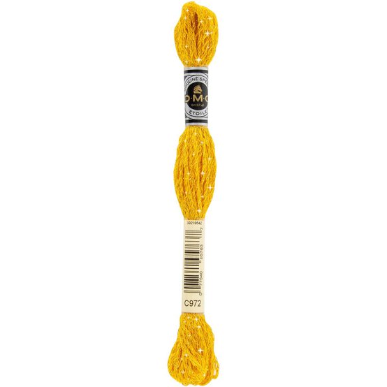 DMC Dark Yellow Mouline Etoile Cotton Thread 8m (C972) image number 3