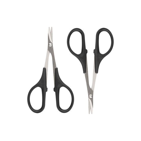 Modelcraft Curved and Straight Plastic Scissors 2 Pack image number 3