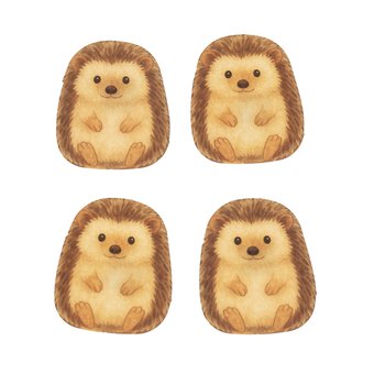Hedgehog Card Toppers 4 Pack