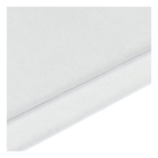 White Embroidery Fabric 30cm x 46cm  image number 2