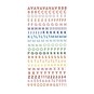 Pastel Foam Alphabet Stickers image number 1