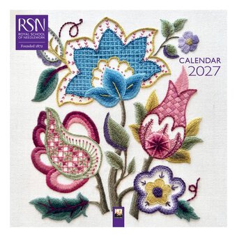 Royal School of Needlework Wall Calendar 2027